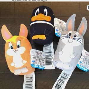 🐭 SALE Warner Bros. Looney Tunes Plush Trio - Bugs Bunny, Daffy Duck, Lola Bunny
